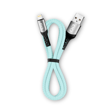 Kabel USBA-Lightning eXc BRAID 1.2m,jasno niebieski