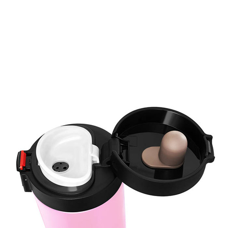 Kubek termiczny eXc KEEP, 380ml, jasno różowo