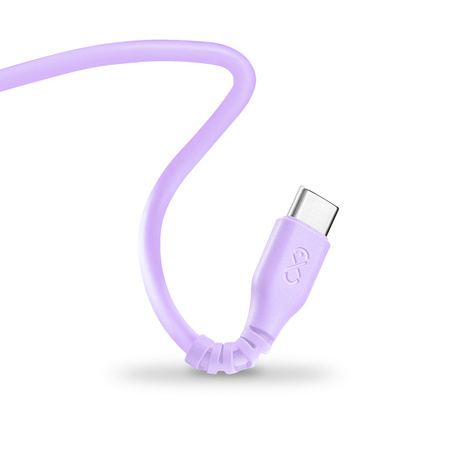 Kabel USBA-USBC eXc BASIC 1.2m,liliowy