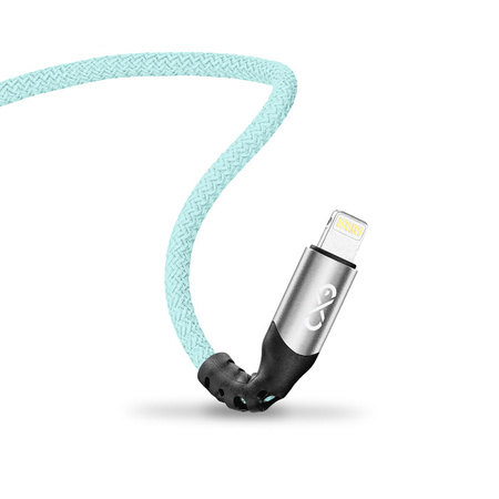 Kabel USBA-Lightning eXc BRAID 1.2m,jasno niebieski