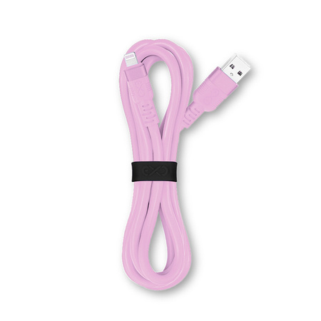 Kabel USBA-Lightning eXc WHIPPY Pro 2m,pudrowy róż