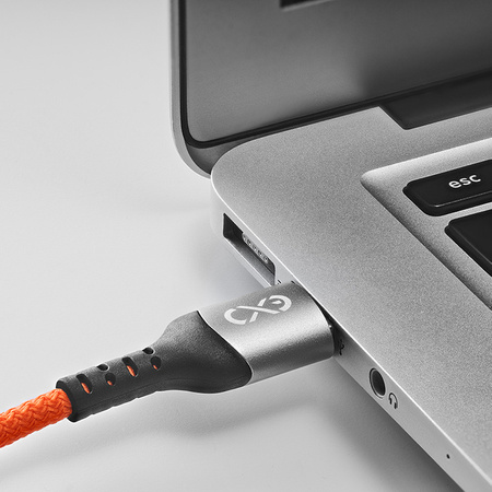 Kabel USBA-USBC eXc BRAID 1.2m,żółty