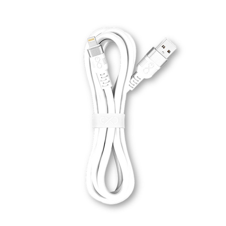 Kabel USBA-Lightning eXc WHIPPY Pro 0.9m,biały