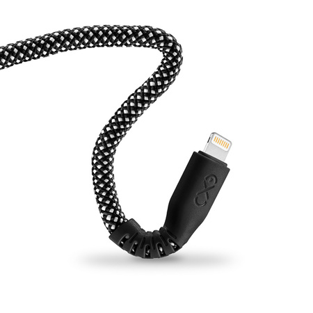 Kabel USBA-Lightning eXc IMMORTAL,0.9m,czarny