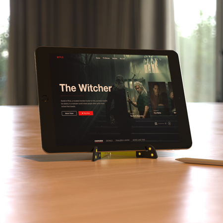 Stojak na telefon/tablet eXc EASY neonowy żółty