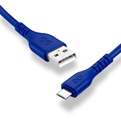 Kabel USBA-micro USB eXc BASIC 1.2m,granatowy