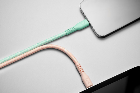 Kabel USBA-Lightning eXc IMMORTAL,0.9m, czerwony