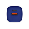 Uniewersalna ładowarka sieciowa eXc CUBE,1xUSBA QC+1xUSBC PD,33W,granatowa