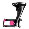 Uniwersalny uchwyt samochodowy na telefon komórkowy eXc DUAL,czarno-różowy