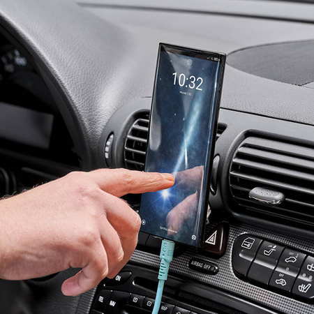 Uniwersalny magnetyczny uchwyt samochodowy na telefon komórkowy eXc BASIC,czerwony