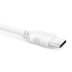Kabel USB - USB-C eXc WHIPPY 2m biały