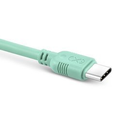 Kabel USB - USB-C eXc WHIPPY 2m miętowy