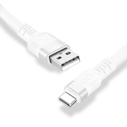 Kabel USBA-USBC eXc WHIPPY Pro 0.9m,biały