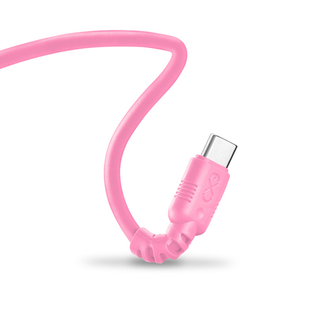 Kabel USB-C - USB-C eXc WHIPPY 2m jasny różowy