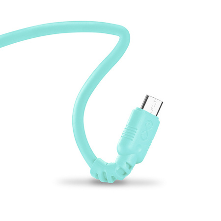 Kabel USB - micro USB eXc WHIPPY 0.9m jasno niebieski