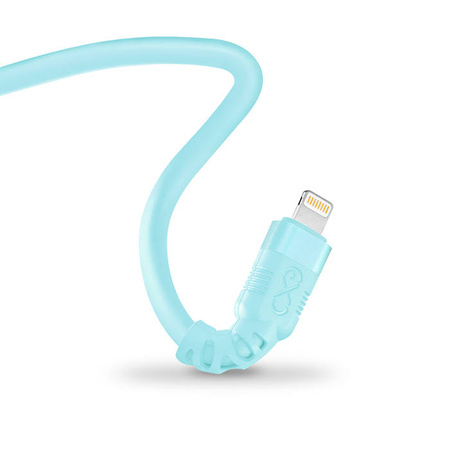 Kabel USBA-Lightning eXc WHIPPY Pro 0.9m błękit nieba