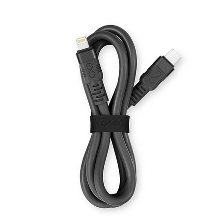 Kabel USBC-Lightning eXc WHIPPY Pro 0.9m ołówkowy grafit