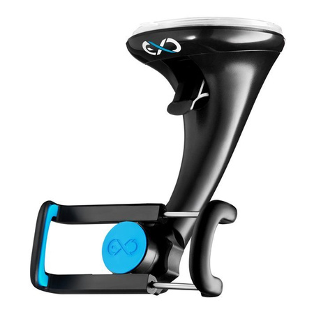 Uchwyt samochodowy eXc DUAL czarno-niebieski